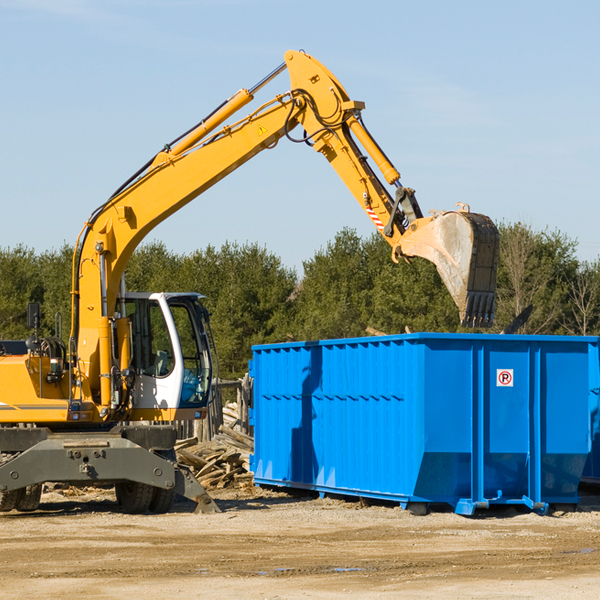 can i pay for a residential dumpster rental online in Huron County